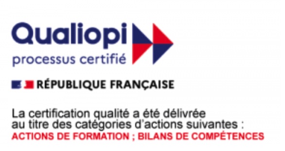 Qualiopi - Processus certifié - République Française - Actions de formation ; Bilans de compétences